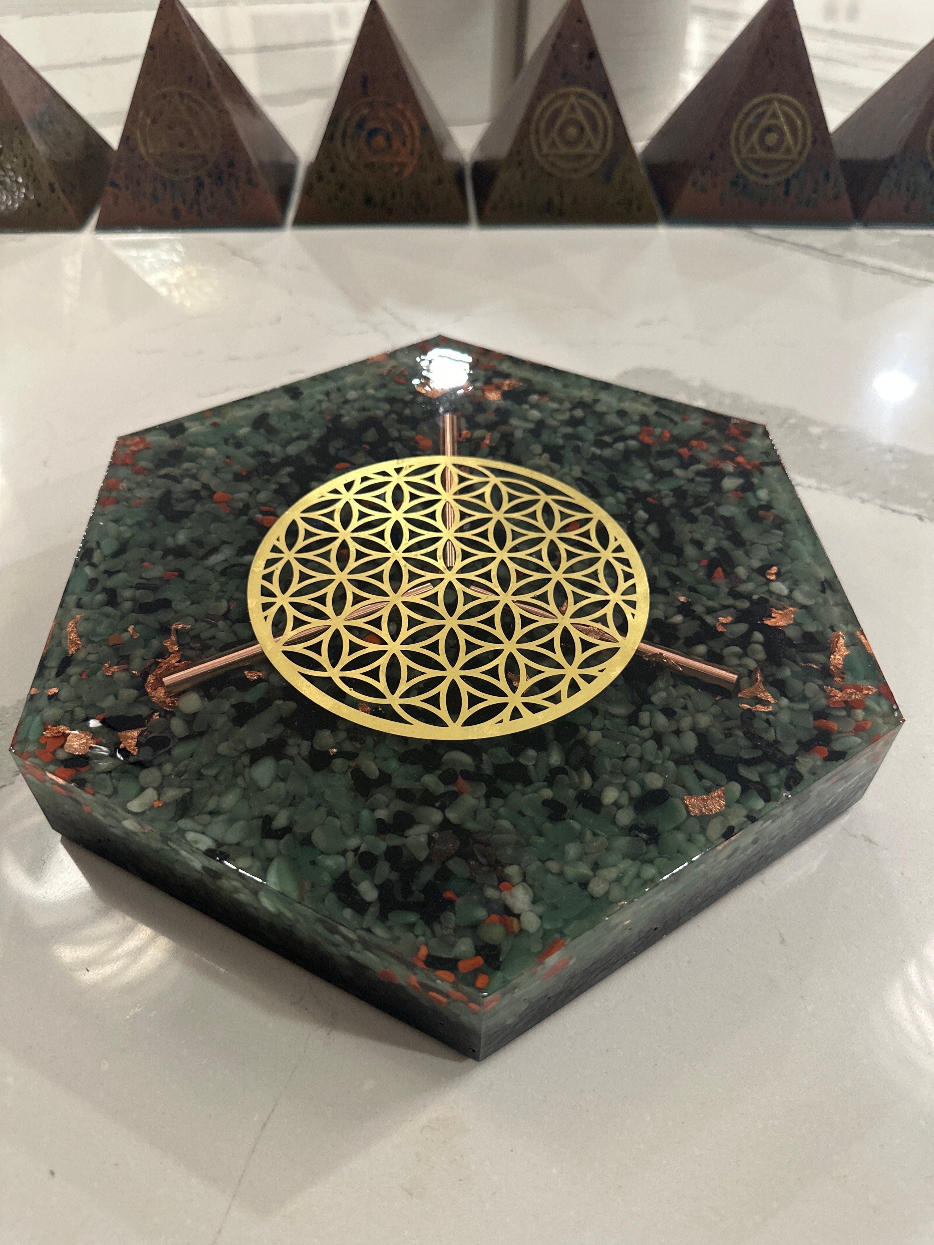Gnosis Orgonite Plate