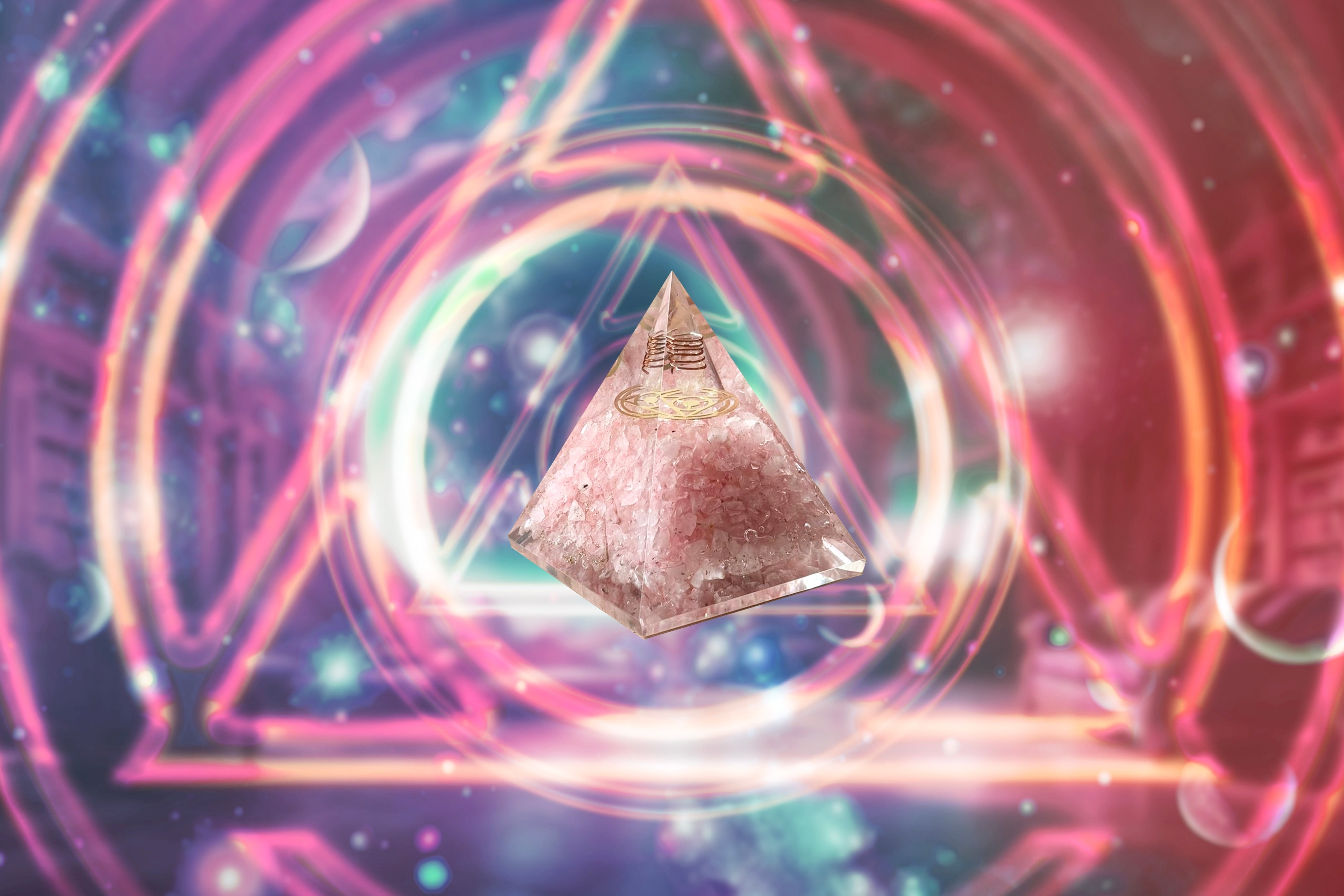 Alchemy Orgonite Pyramids 3.5" x 4"