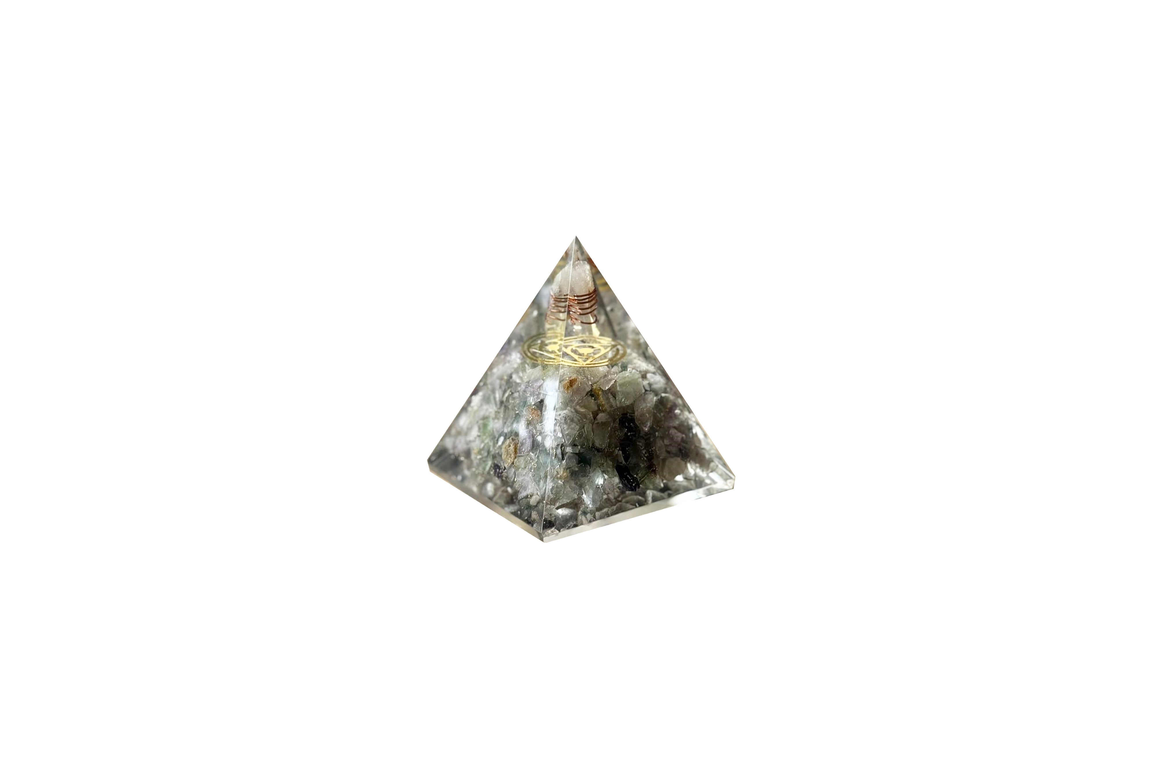 Alchemy Orgonite Pyramids 3.5" x 4"