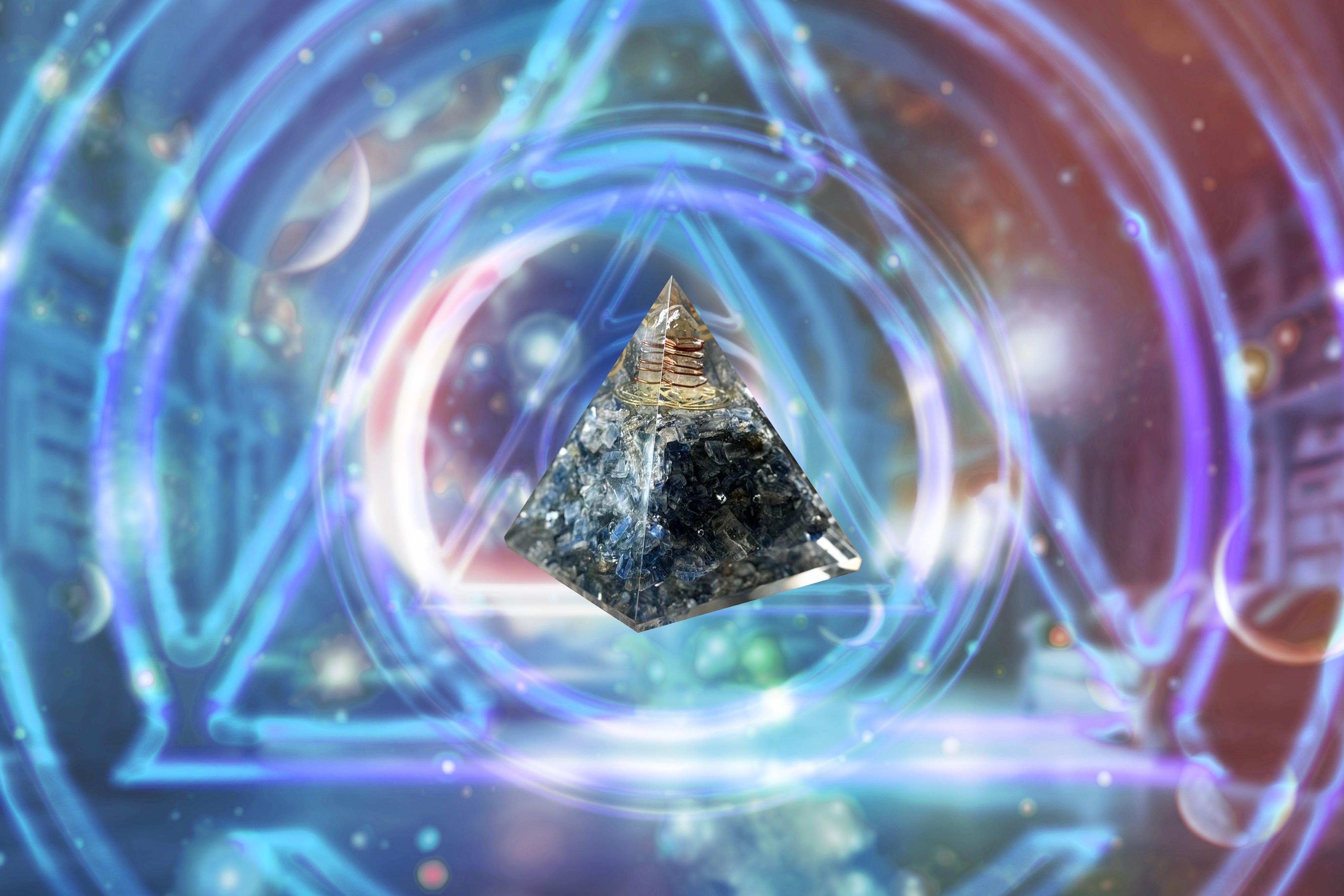 Alchemy Orgonite Pyramids 3.5" x 4"