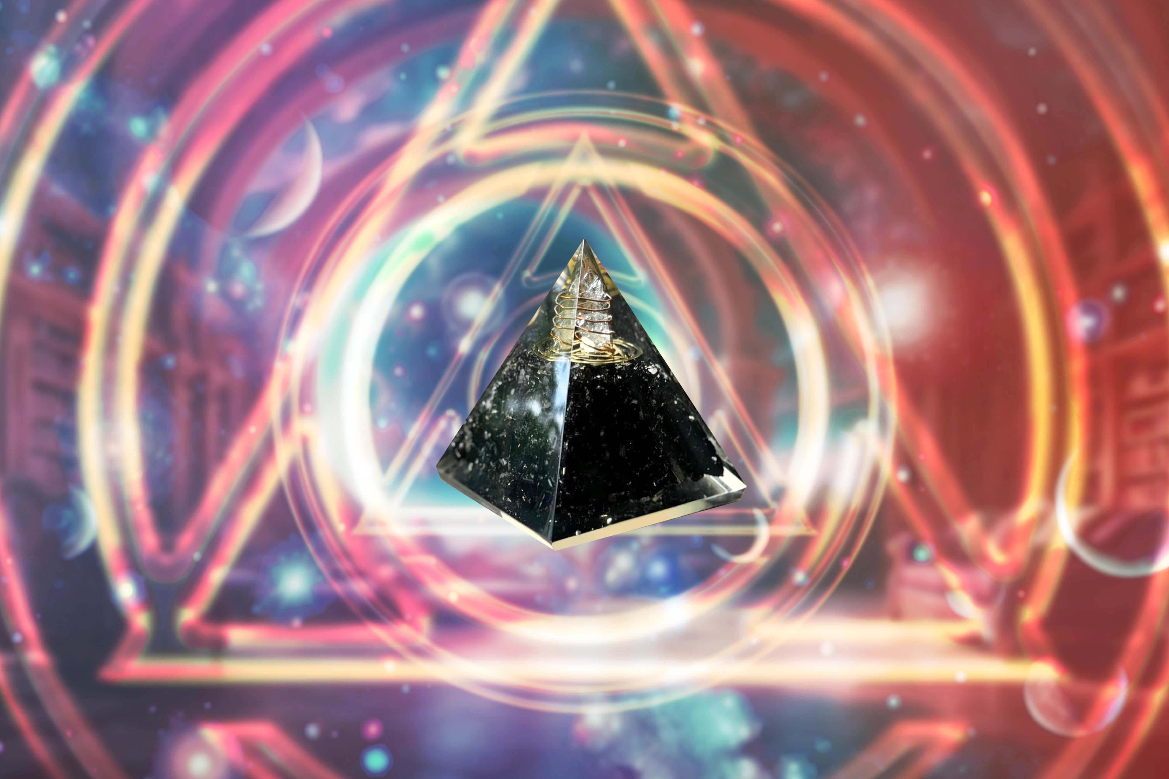 Alchemy Orgonite Pyramids 3.5" x 4"