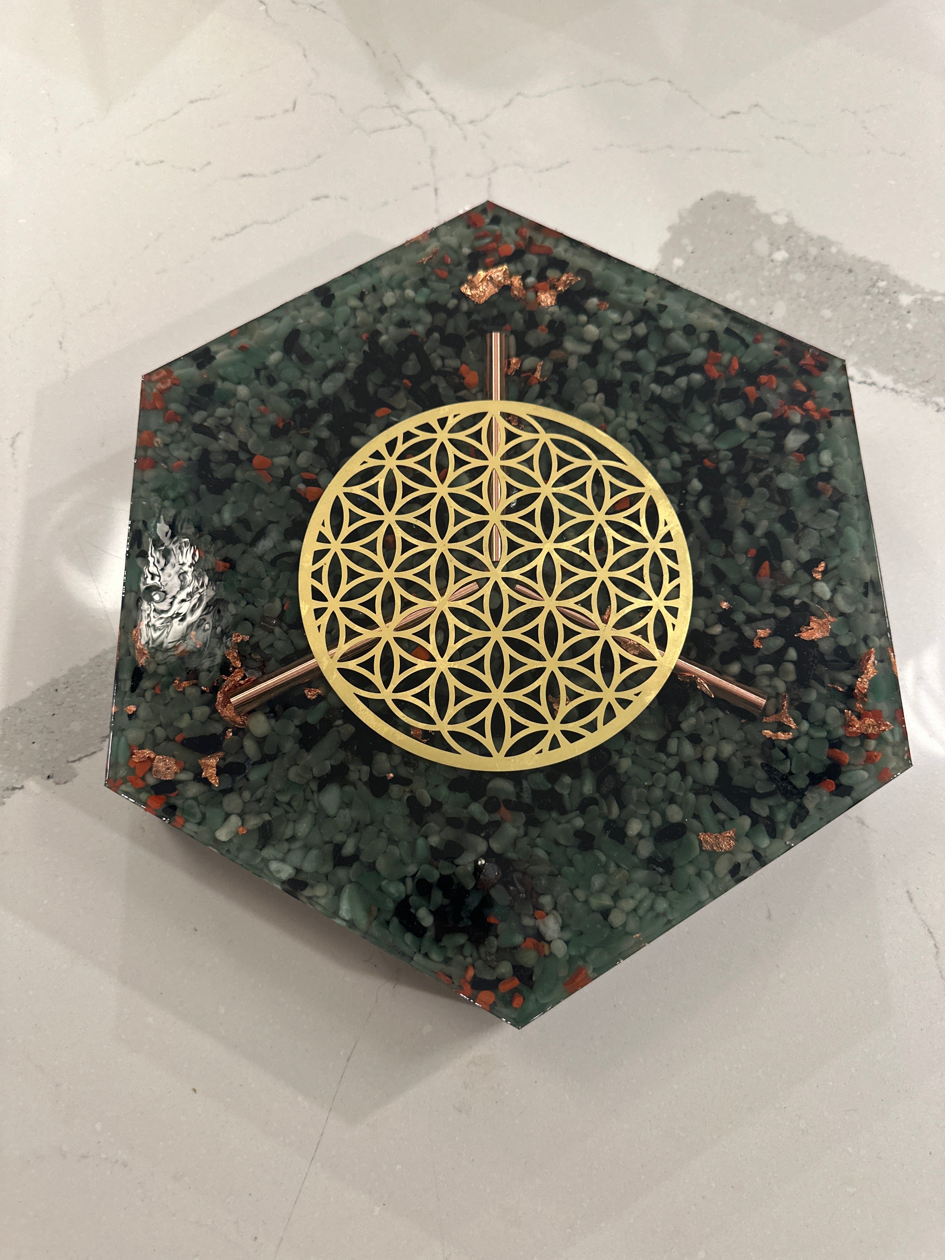 Gnosis Orgonite Plate