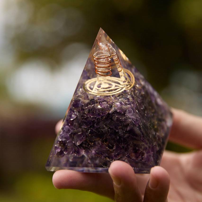 Alchemy Orgonite Pyramids 3.5" x 4"